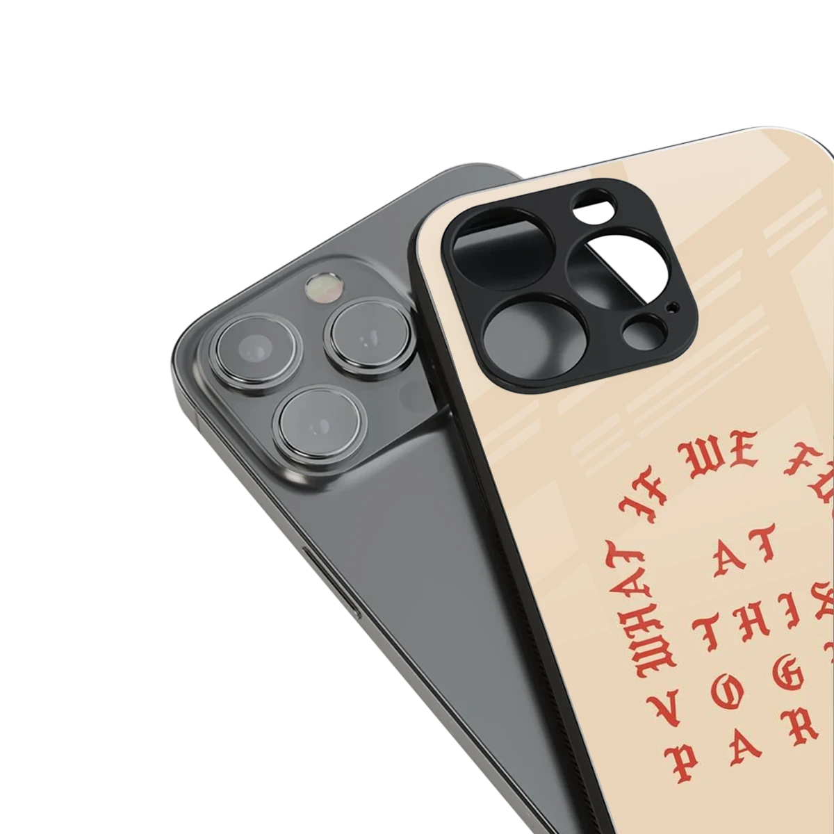 Vogue Party stylish phone case for iphone 14 plus | glossy glass and slim fit
