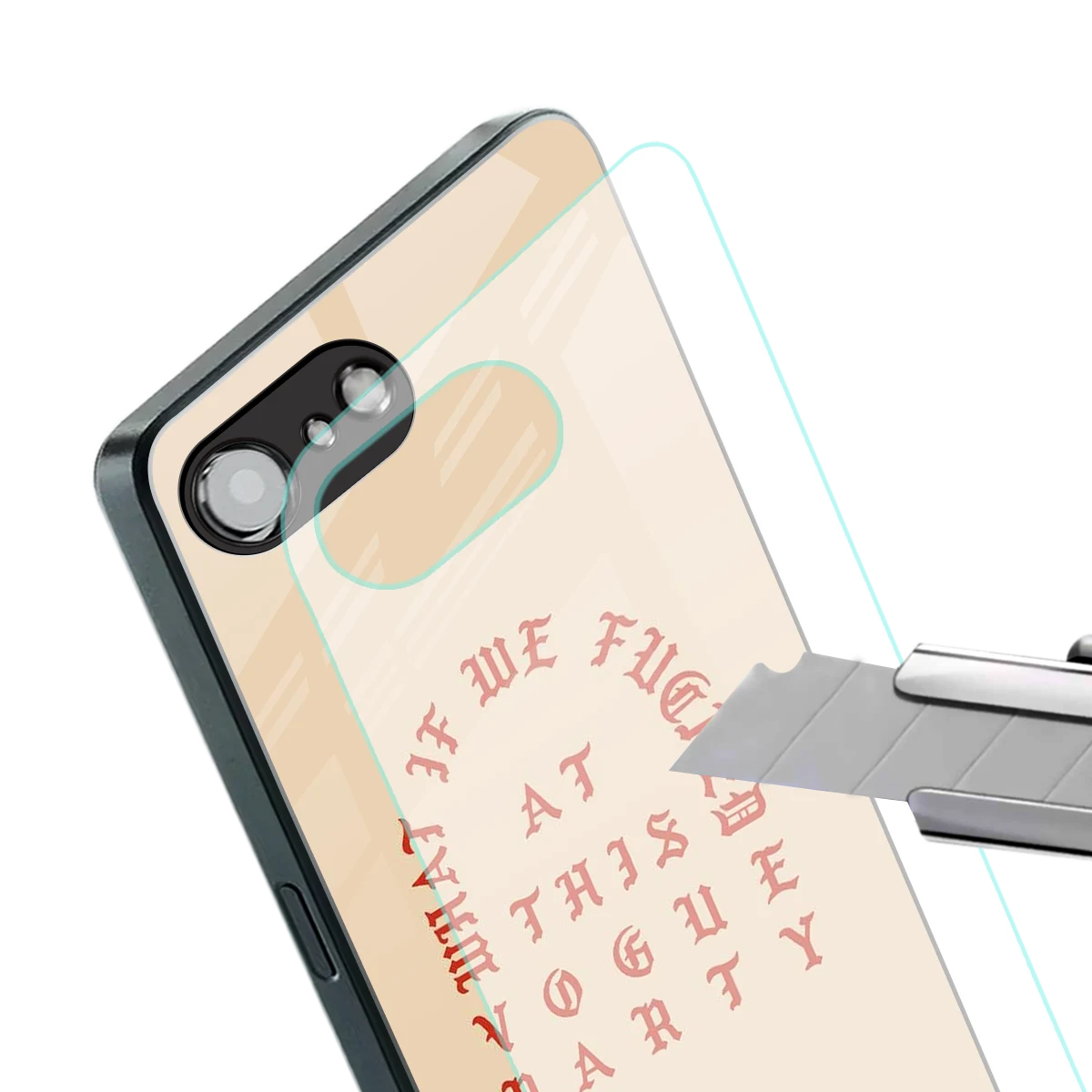 Vogue Party stylish phone case for iphone 17e | glossy glass and slim fit