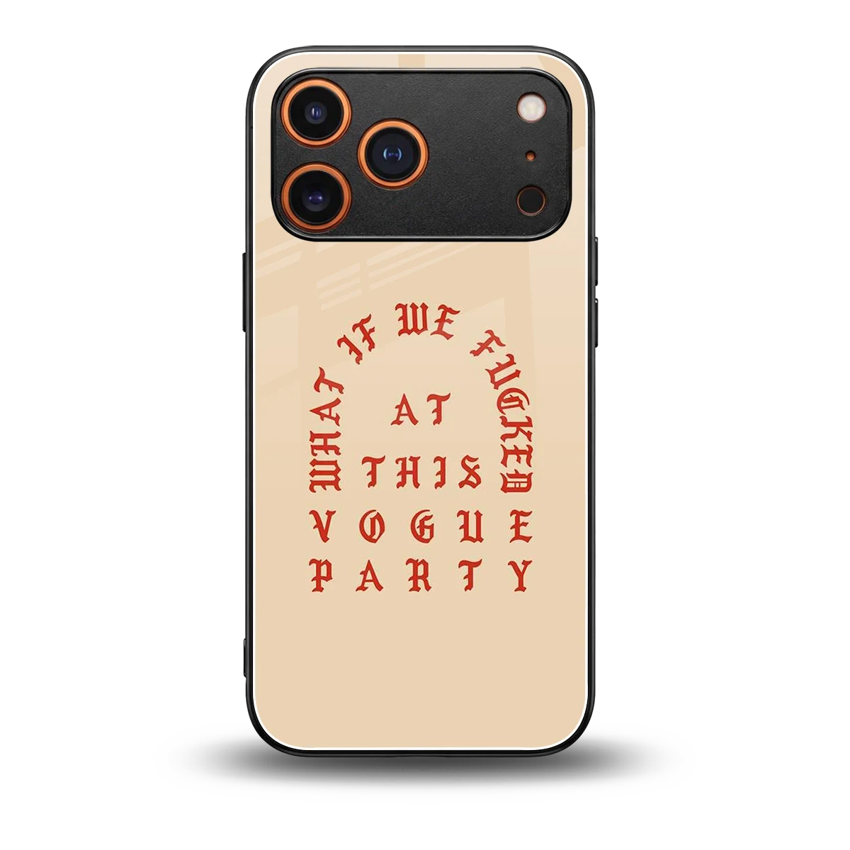 Vogue Party back phone cover | glass case for iphone 17 pro max
