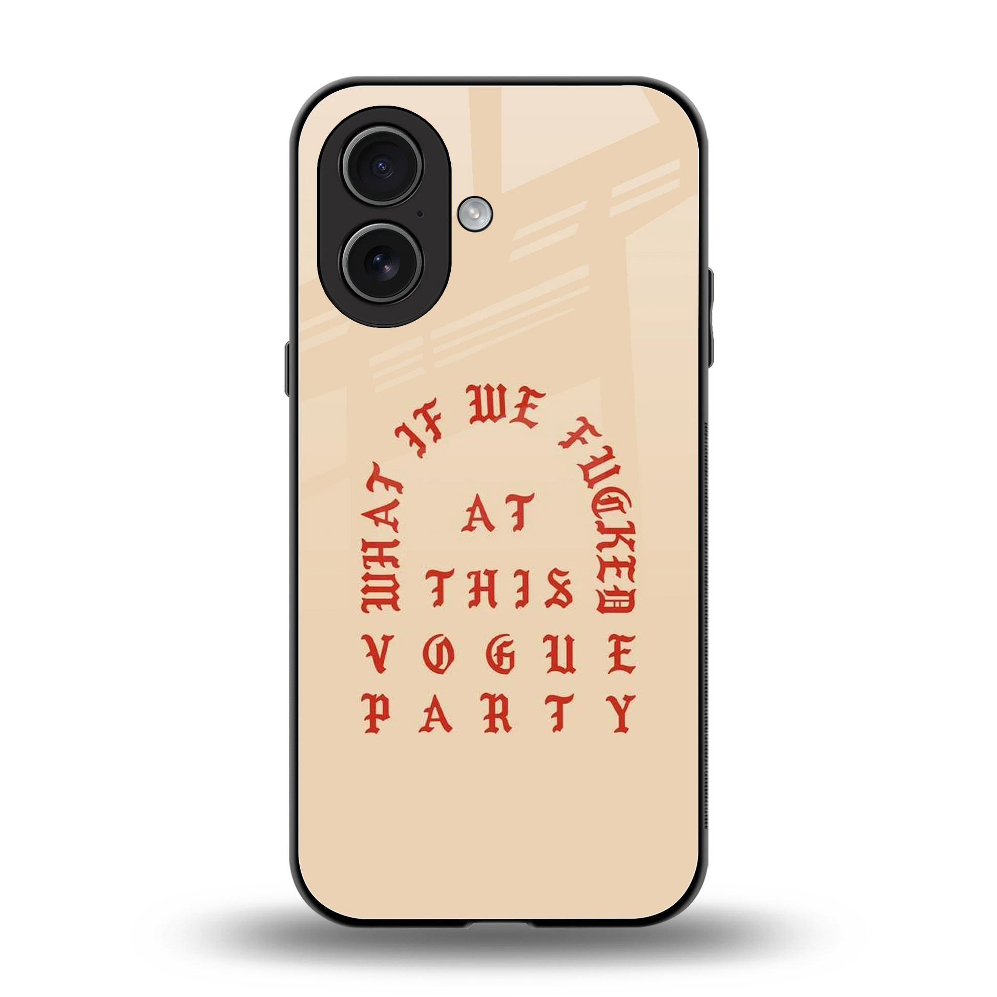 Vogue Party back phone cover | glass case for iphone 17