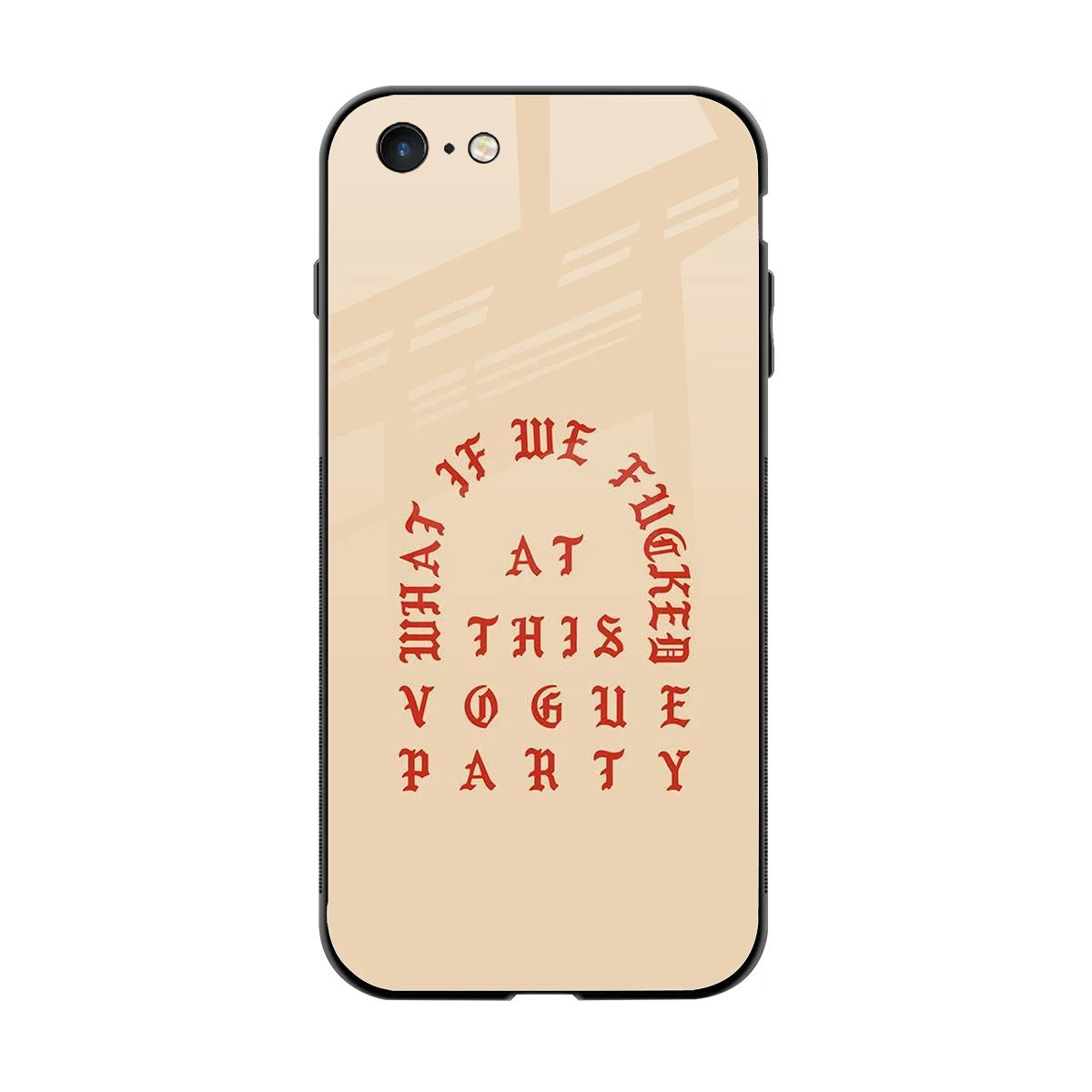 Vogue Party back phone cover | glass case for iphone 6