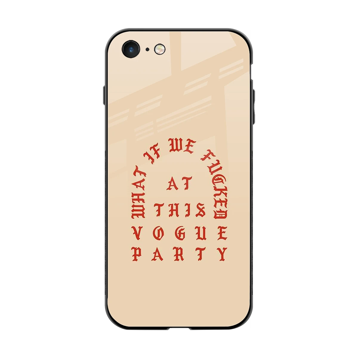 Vogue Party back phone cover | glass case for iphone 7