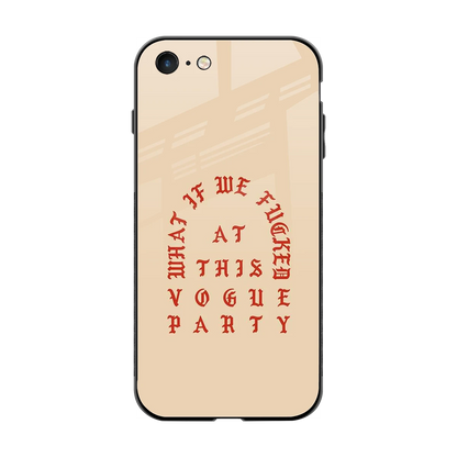 Vogue Party back phone cover | glass case for iphone 7