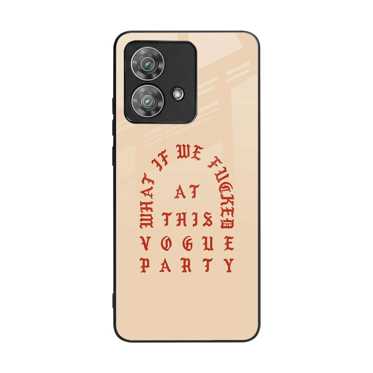 Vogue Party back phone cover | glass case for motorola edge 40 neo 5g
