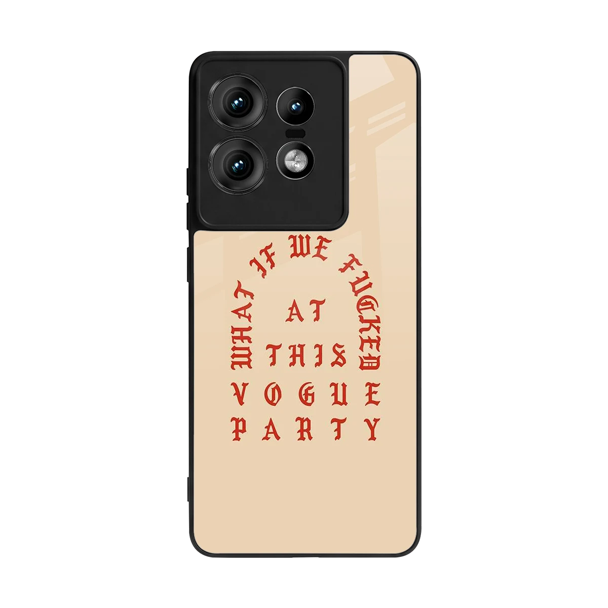 Vogue Party back phone cover | glass case for motorola edge 50 pro