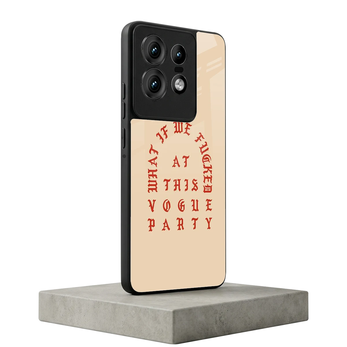 Vogue Party motorola edge 50 pro mobile cover | shockproof glass phone case