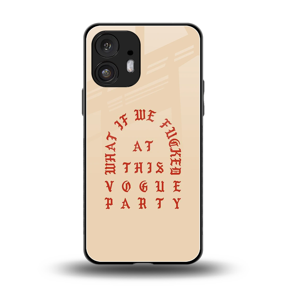 Vogue Party back phone cover | glass case for nothing phone 2