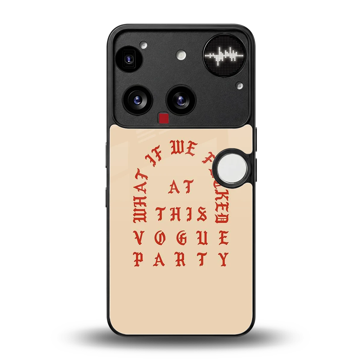 Vogue Party back phone cover | glass case for nothing phone 3