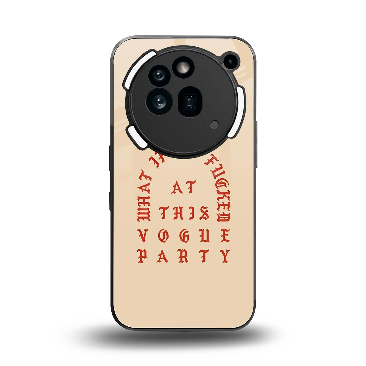 Vogue Party back phone cover | glass case for nothing phone 3a pro