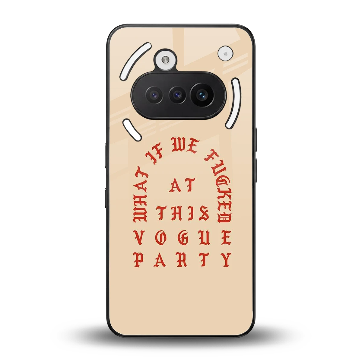 Vogue Party back phone cover | glass case for nothing phone 3a