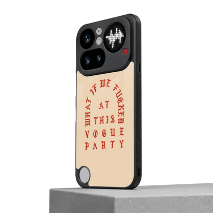 Vogue Party nothing phone 4a pro mobile cover | shockproof glass phone case