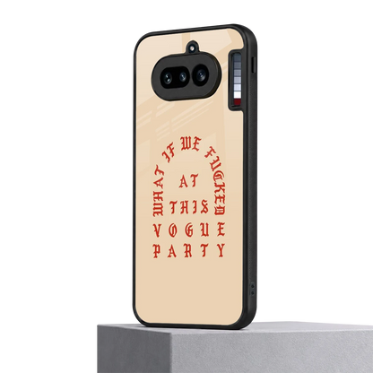 Vogue Party nothing phone 4a mobile cover | shockproof glass phone case