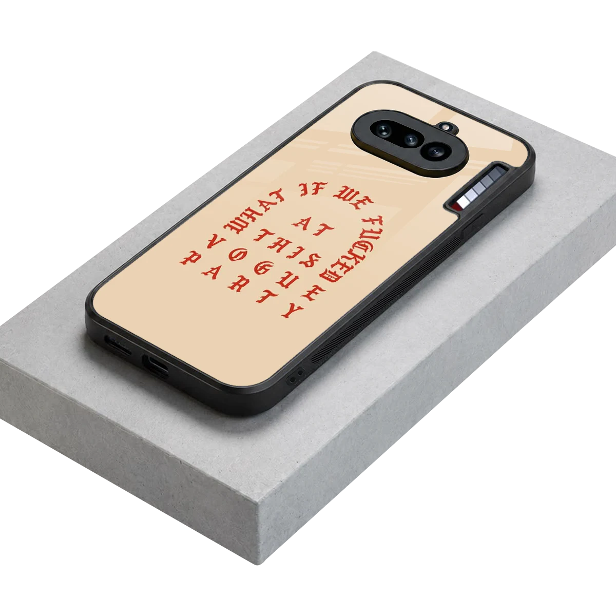 Vogue Party stylish phone case for nothing phone 4a | glossy glass and slim fit