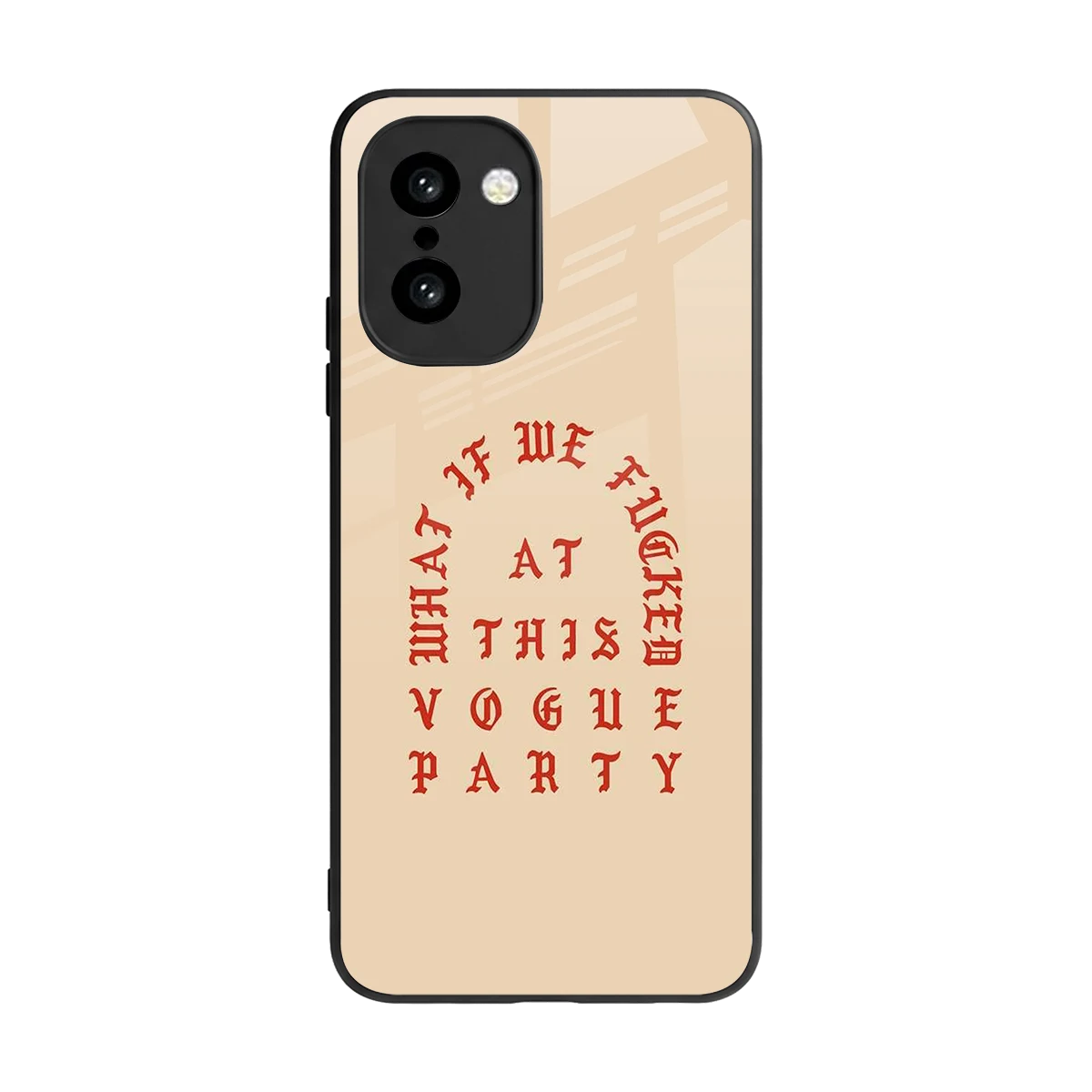 Vogue Party back phone cover | glass case for oneplus 15r