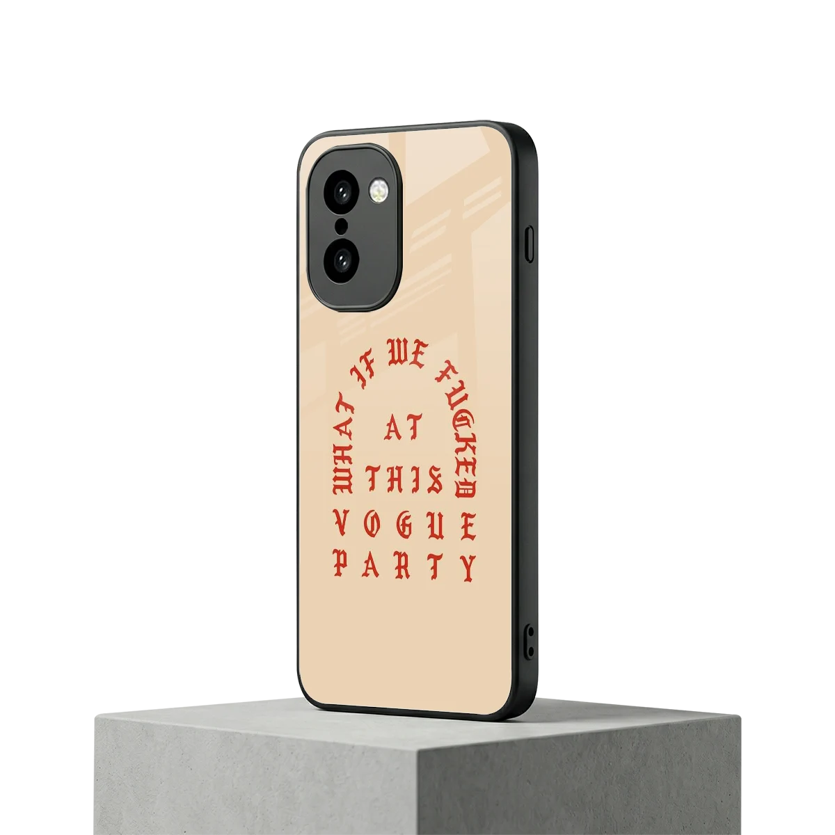 Vogue Party oneplus 15r mobile cover | shockproof glass phone case