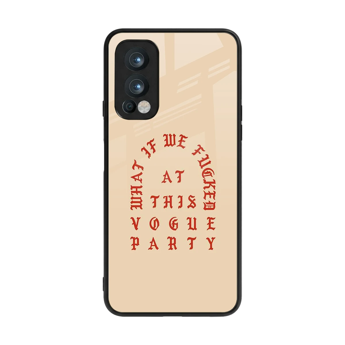 Vogue Party back phone cover | glass case for oneplus nord 2