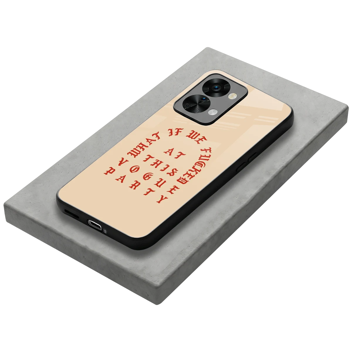 Vogue Party stylish phone case for oneplus nord 2t | glossy glass and slim fit