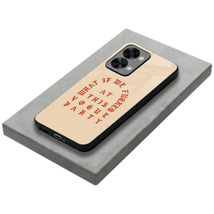 Vogue Party stylish phone case for oneplus nord 2t | glossy glass and slim fit