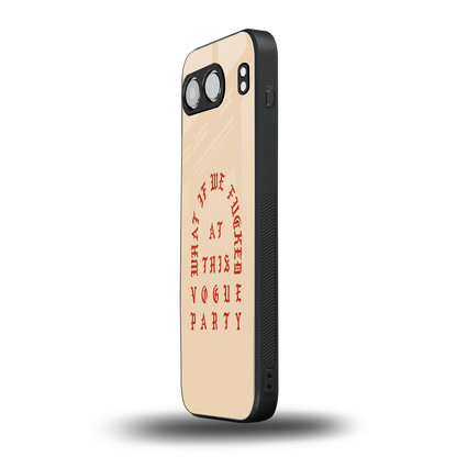Vogue Party oneplus nord 4 mobile cover | shockproof glass phone case