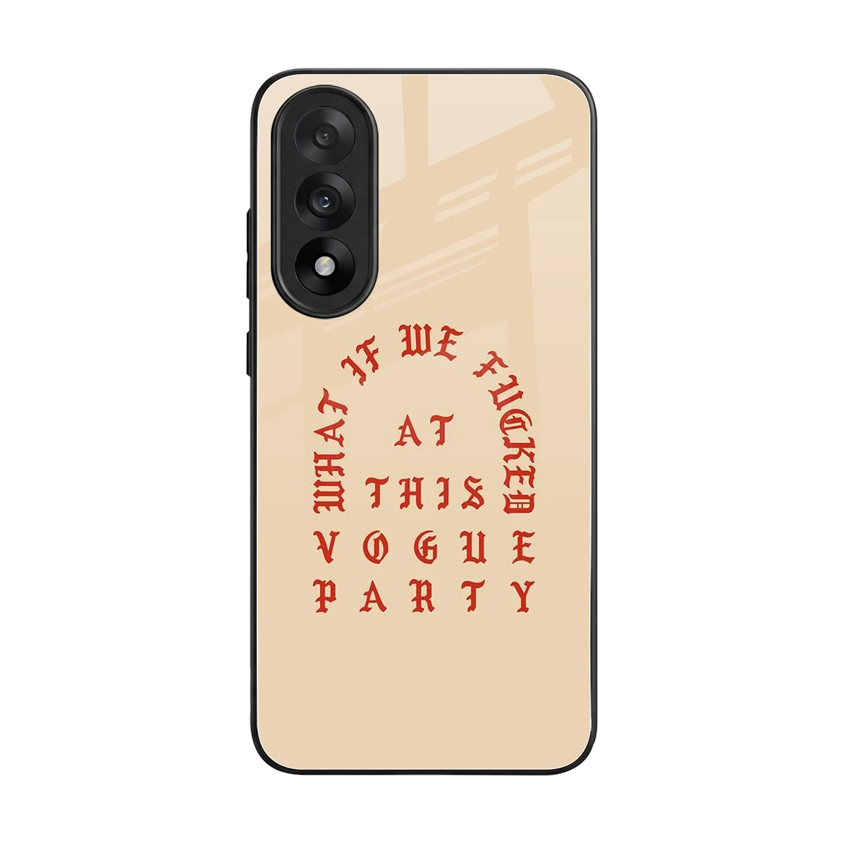 Vogue Party back phone cover | glass case for oneplus nord 5