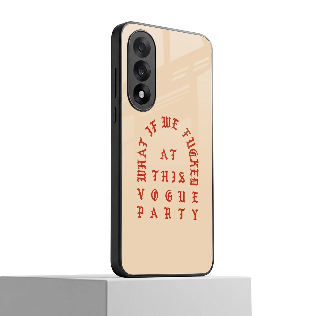 Vogue Party oneplus nord 5 mobile cover | shockproof glass phone case