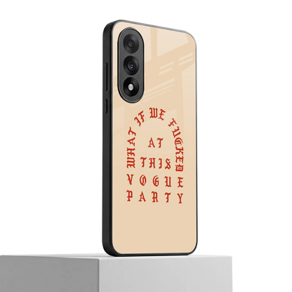 Vogue Party oneplus nord 5 mobile cover | shockproof glass phone case