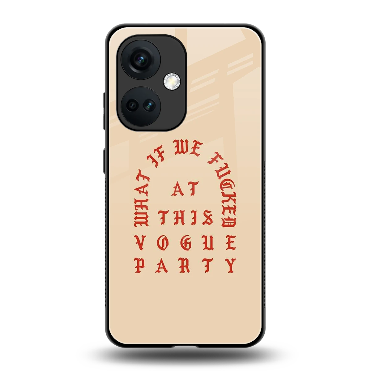 Vogue Party back phone cover | glass case for oneplus nord ce 3