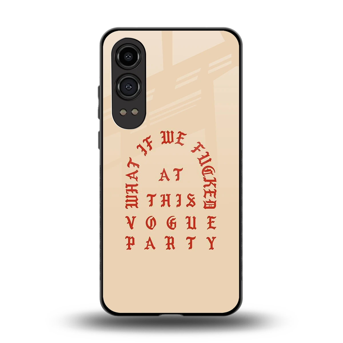 Vogue Party back phone cover | glass case for oneplus nord ce 4 lite