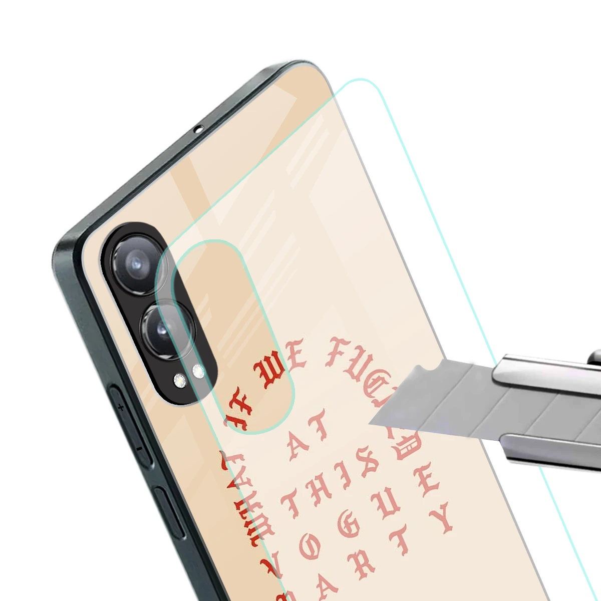 Vogue Party stylish phone case for oneplus nord ce 4 lite | glossy glass and slim fit