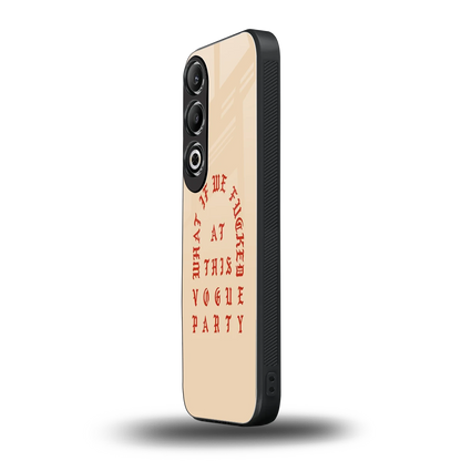 Vogue Party oneplus nord ce 4 mobile cover | shockproof glass phone case
