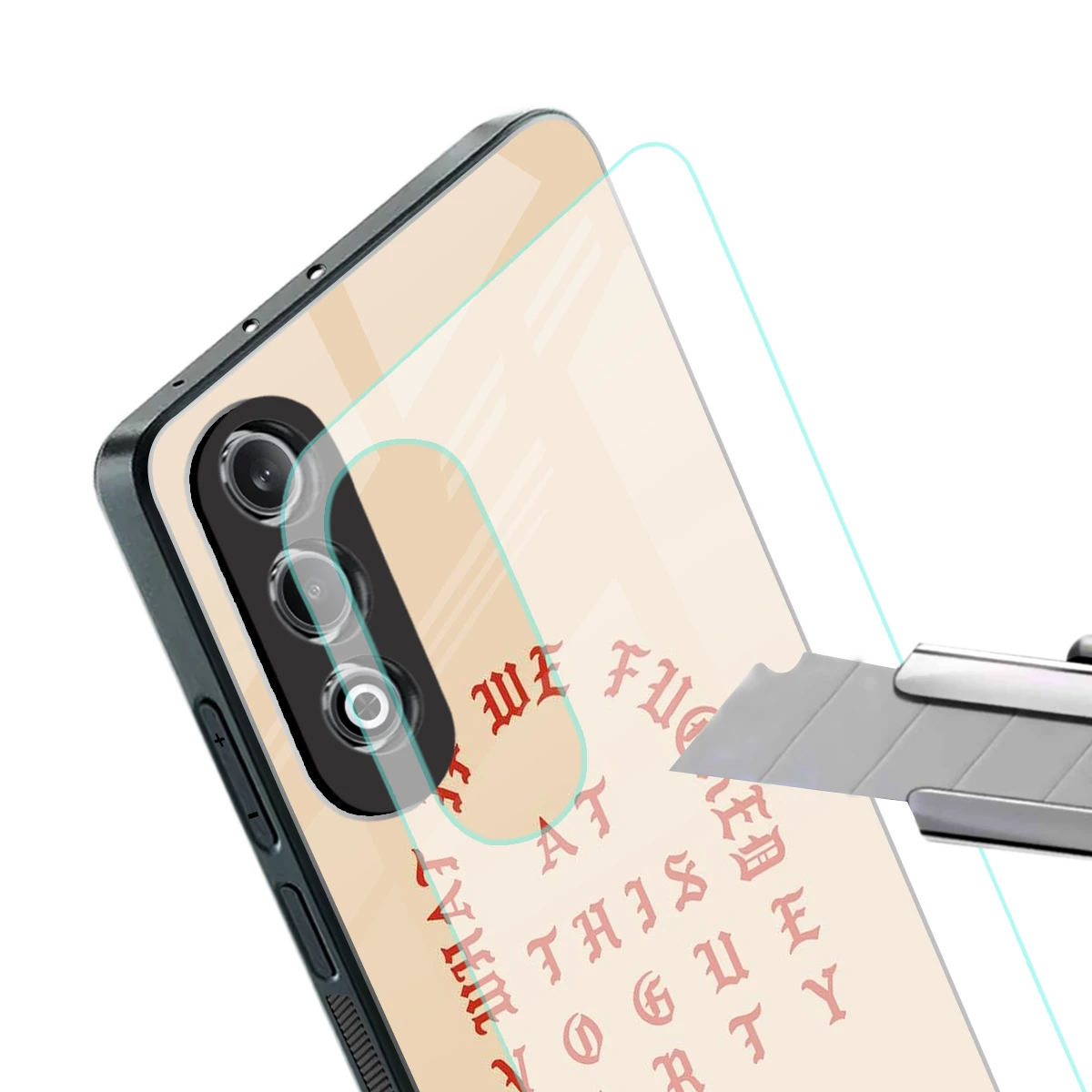 Vogue Party stylish phone case for oneplus nord ce 4 | glossy glass and slim fit