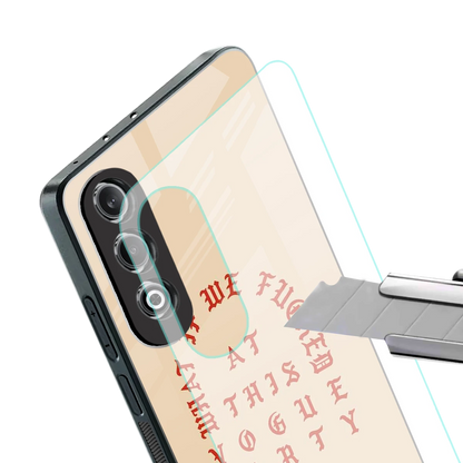 Vogue Party stylish phone case for oneplus nord ce 4 | glossy glass and slim fit