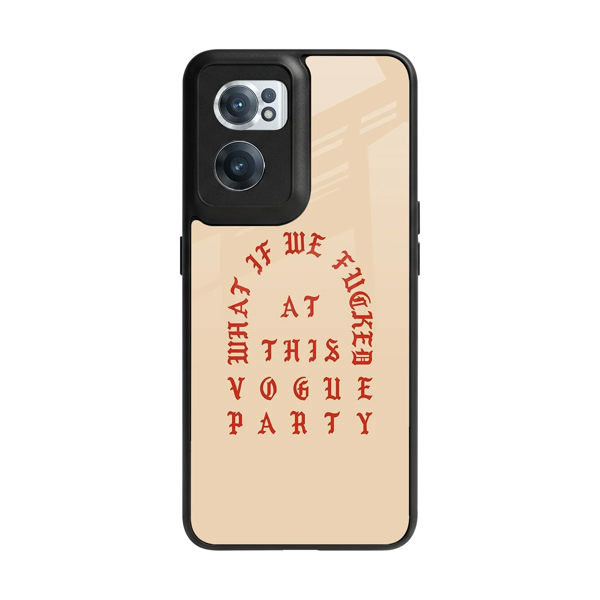 Vogue Party back phone cover | glass case for oneplus nord ce 2