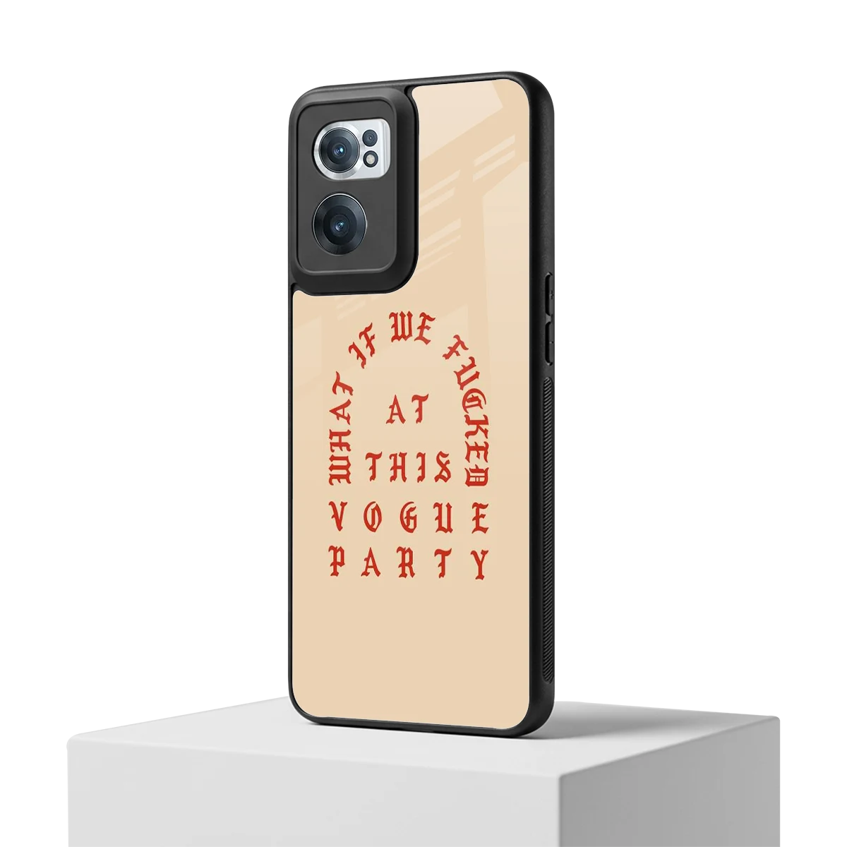Vogue Party oneplus nord ce 2 mobile cover | shockproof glass phone case