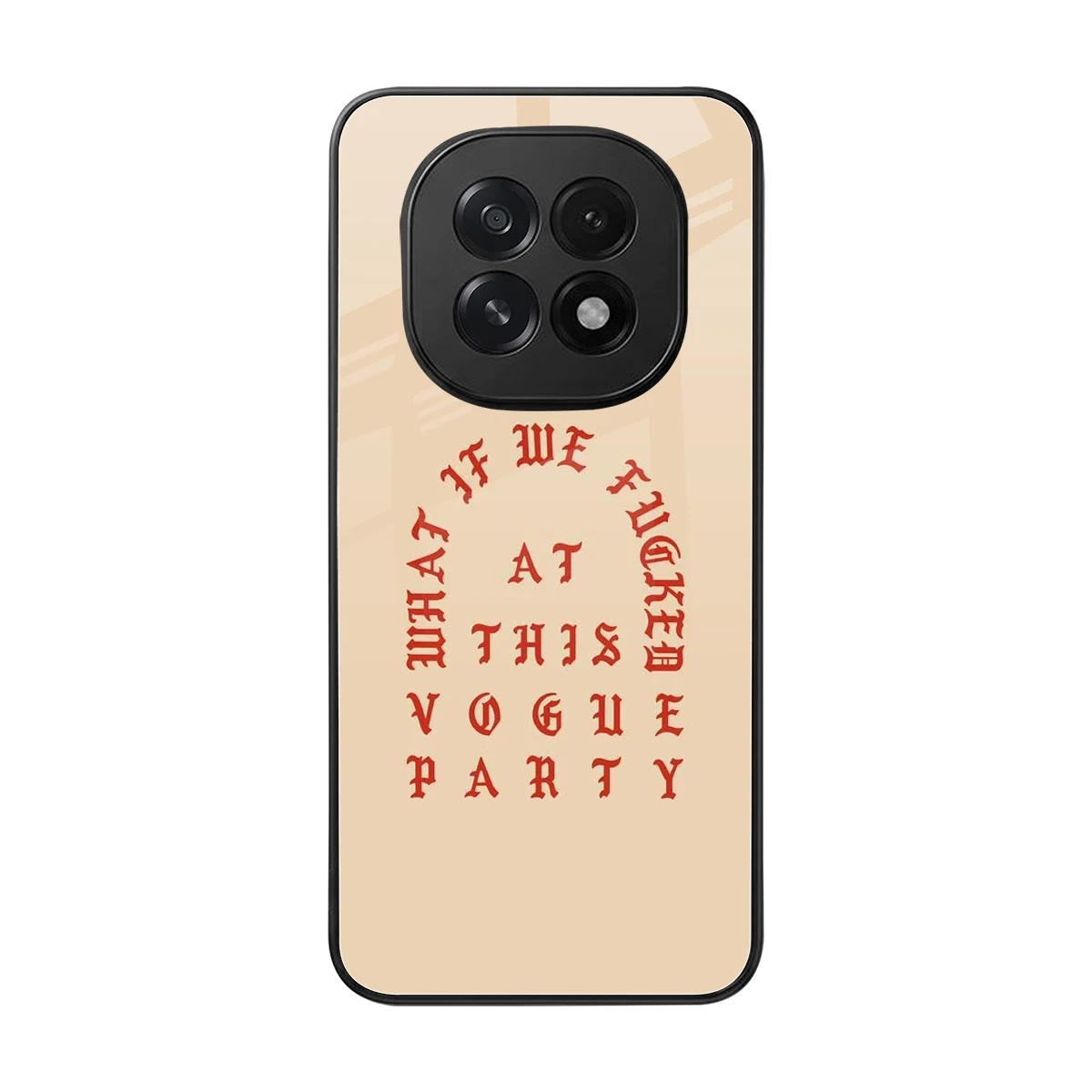 Vogue Party back phone cover | glass case for oppo f29 5g