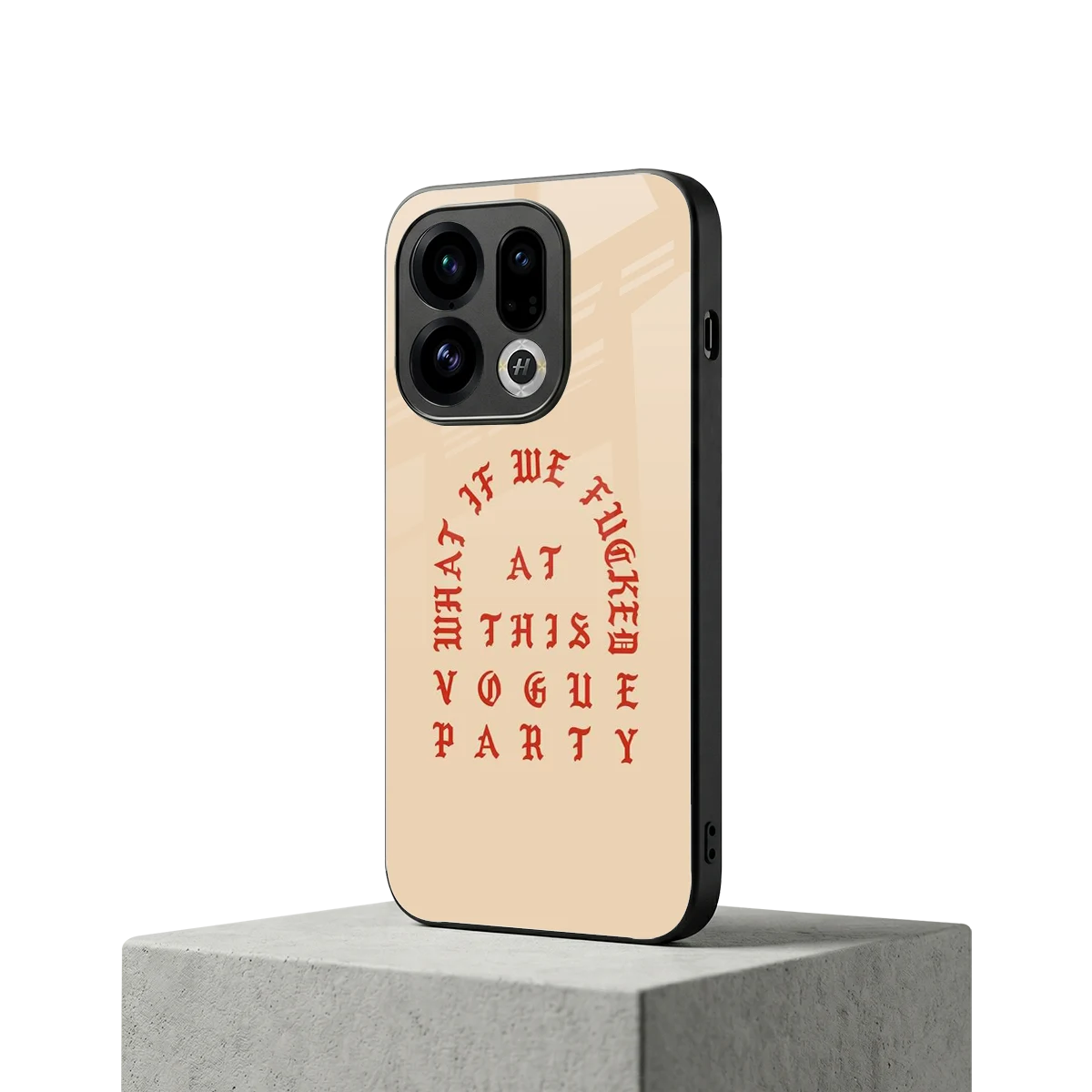 Vogue Party oppo find x9 mobile cover | shockproof glass phone case