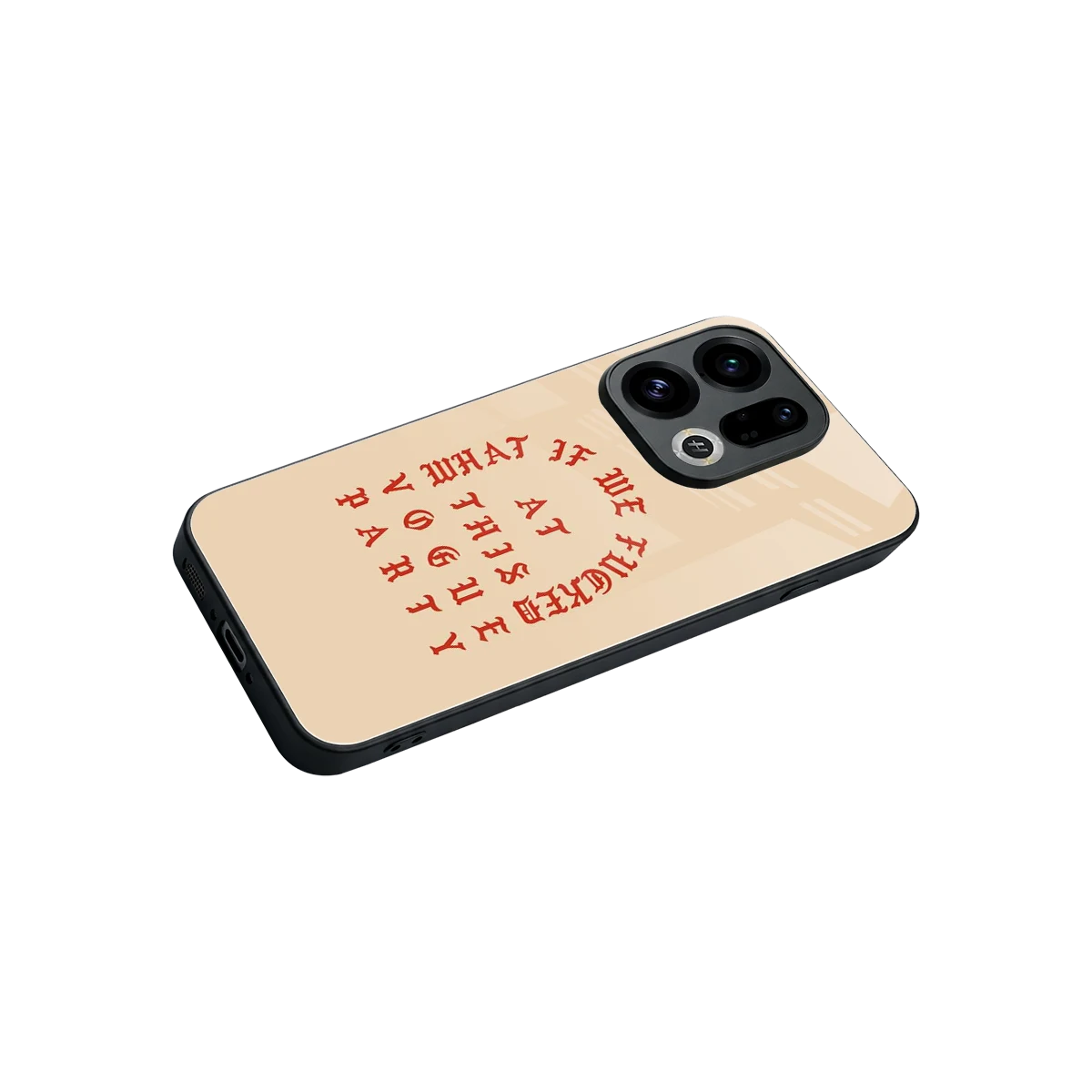 Vogue Party stylish phone case for oppo find x9 | glossy glass and slim fit