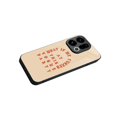 Vogue Party stylish phone case for oppo find x9 | glossy glass and slim fit
