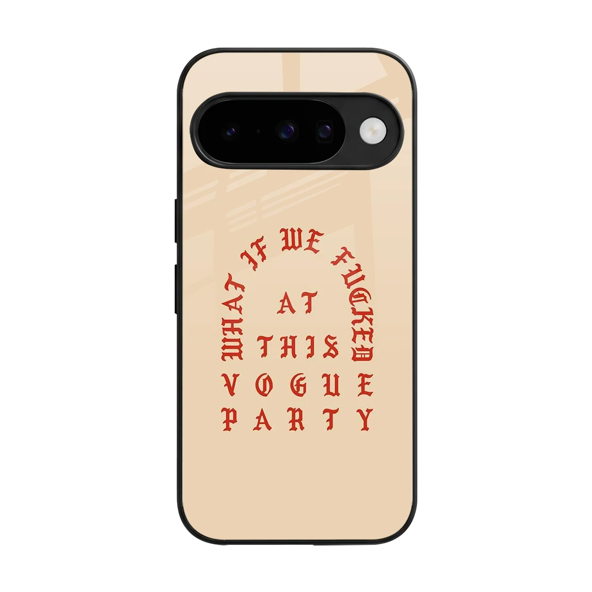Vogue Party back phone cover | glass case for google pixel 10