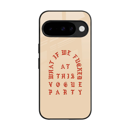 Vogue Party back phone cover | glass case for google pixel 10