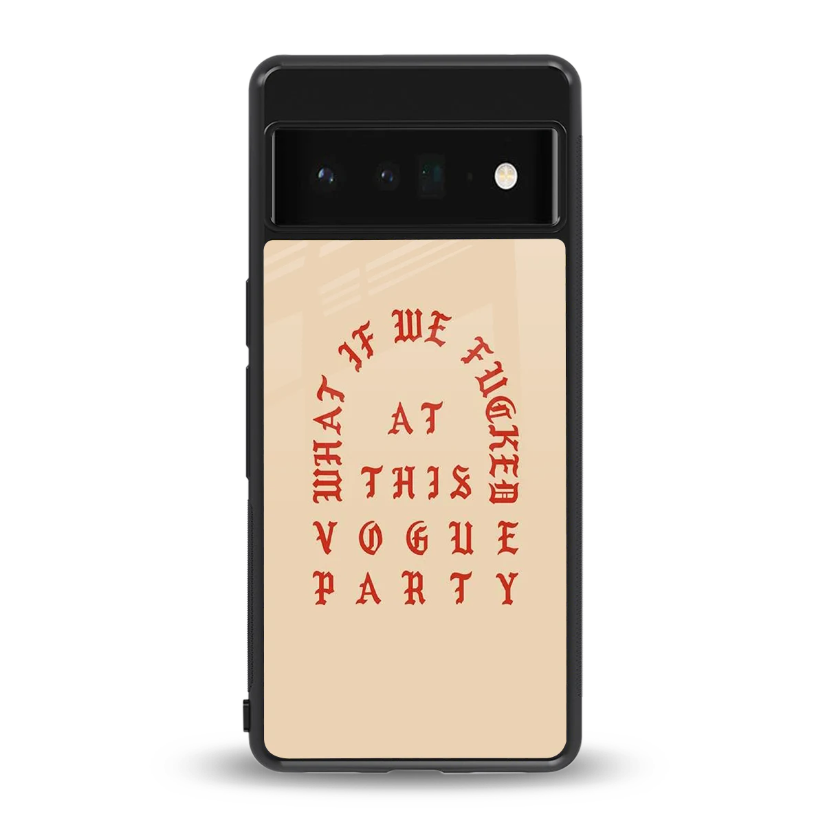 Vogue Party back phone cover | glass case for google pixel 6 pro