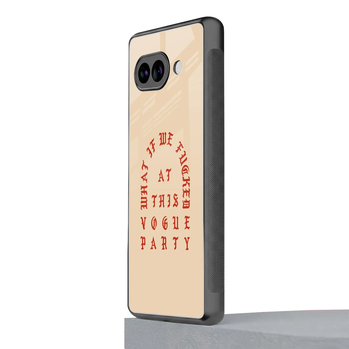 Vogue Party google pixel 9a mobile cover | shockproof glass phone case