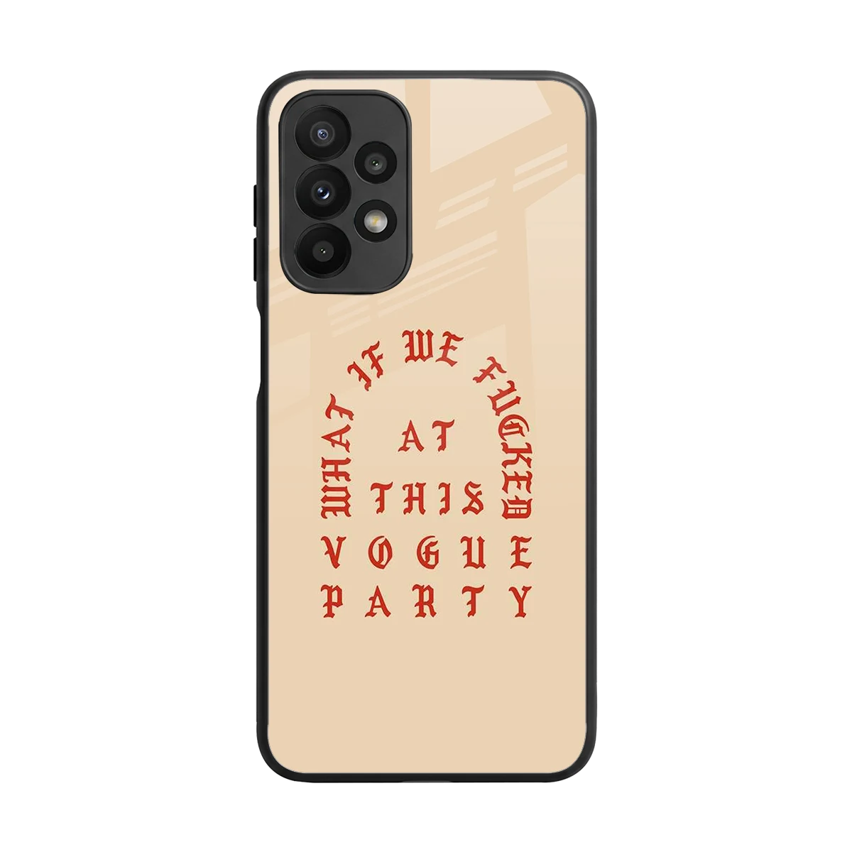 Vogue Party back phone cover | glass case for samsung galaxy a23