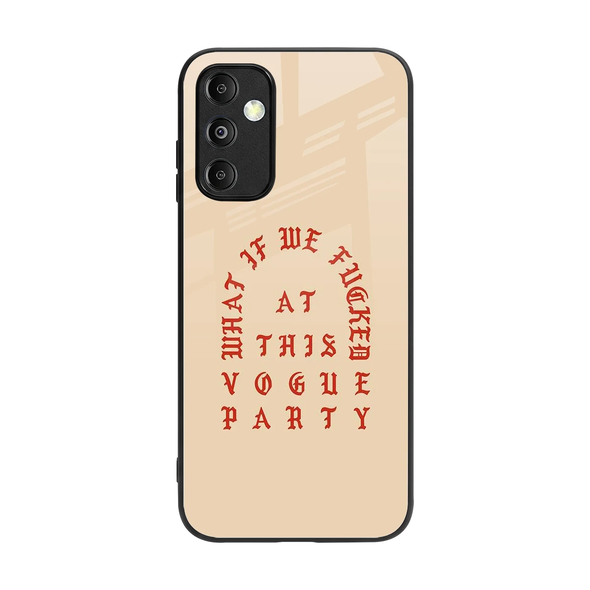 Vogue Party back phone cover | glass case for samsung galaxy m14 5g
