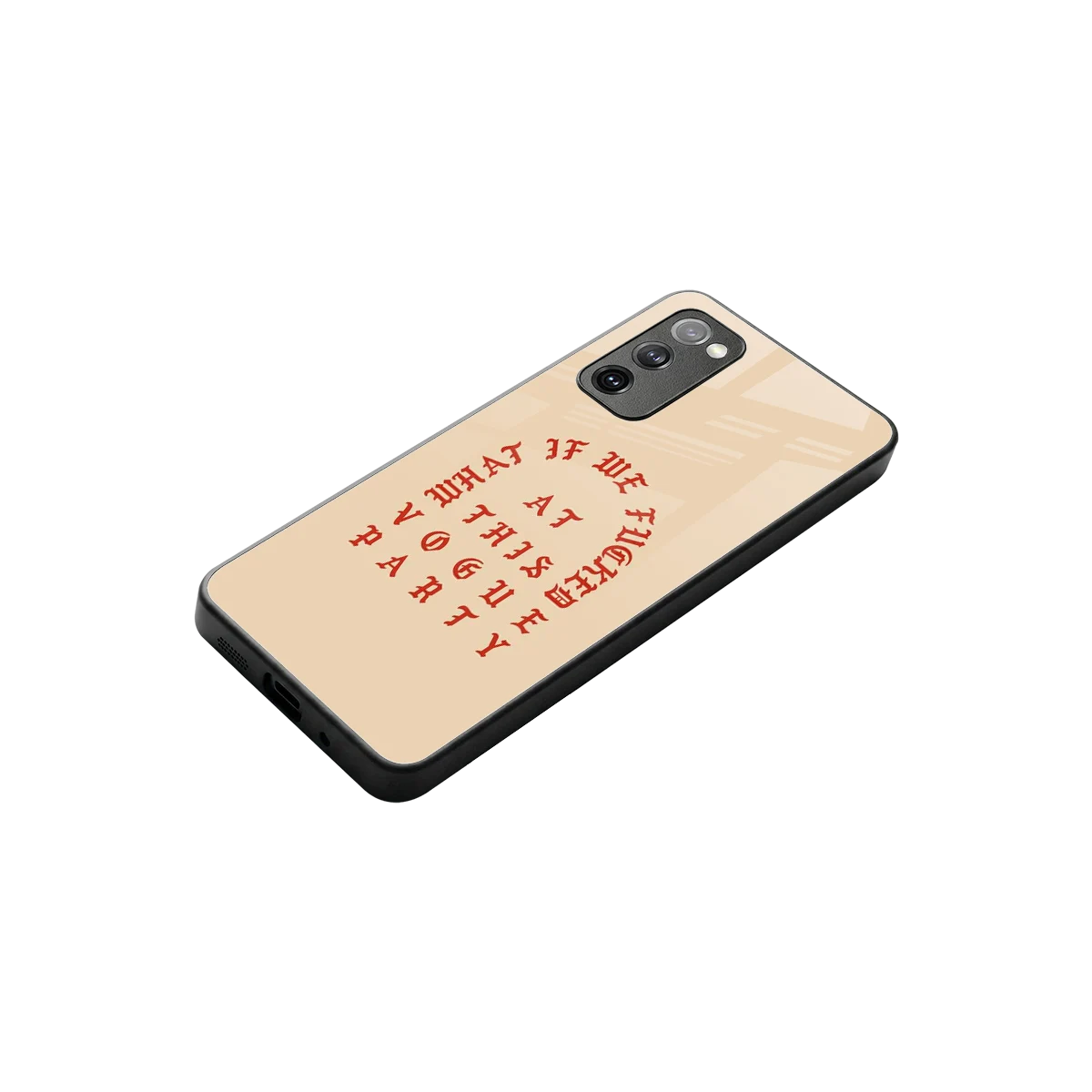 Vogue Party stylish phone case for samsung galaxy s20 fe | glossy glass and slim fit