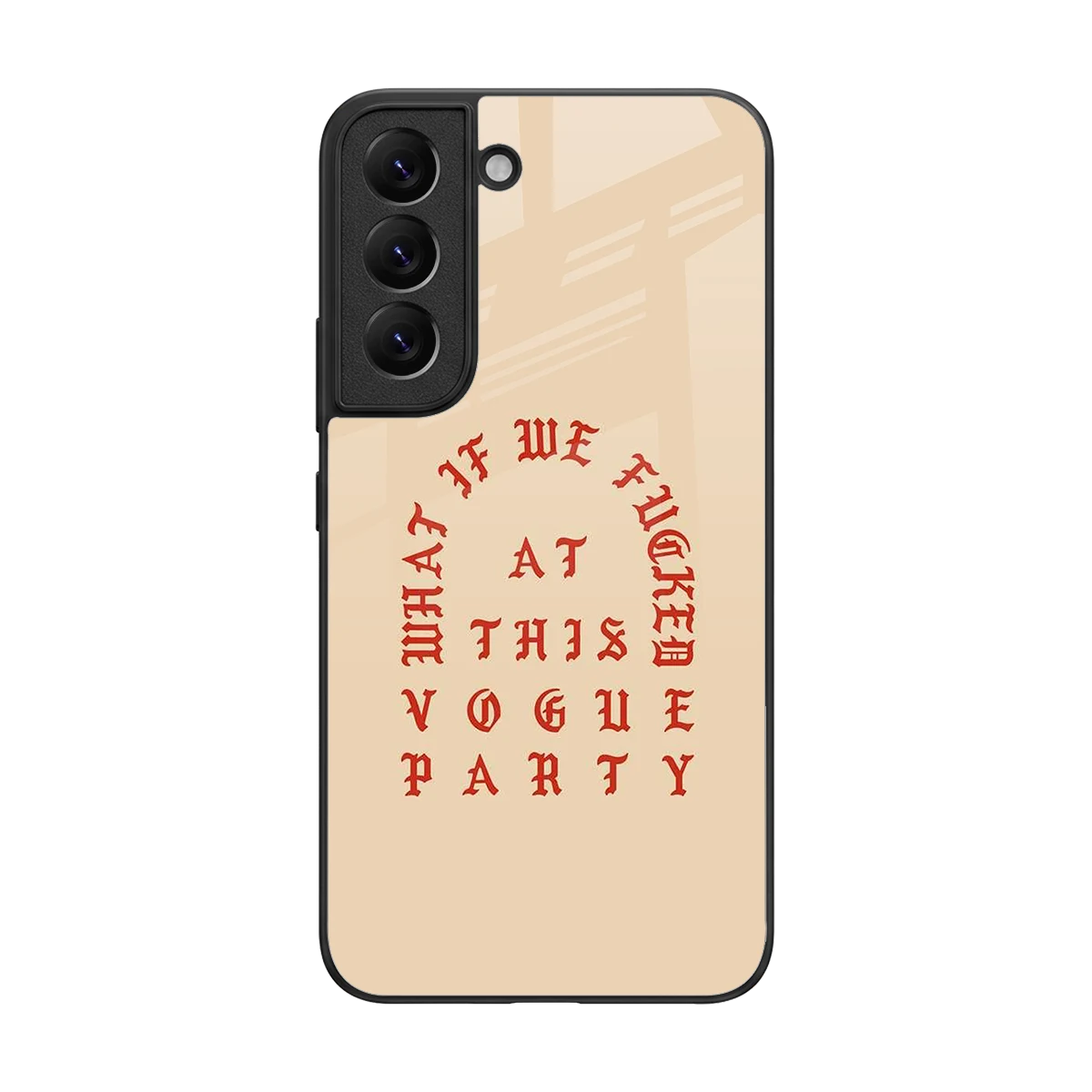 Vogue Party back phone cover | glass case for samsung galaxy s22