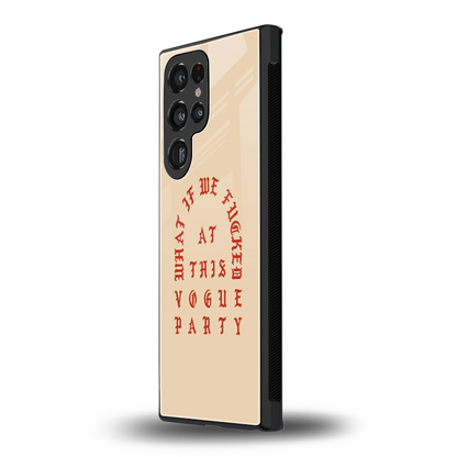 Vogue Party samsung galaxy s24 ultra mobile cover | shockproof glass phone case
