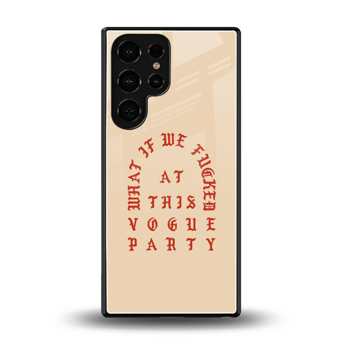Vogue Party back phone cover | glass case for samsung galaxy s25 ultra