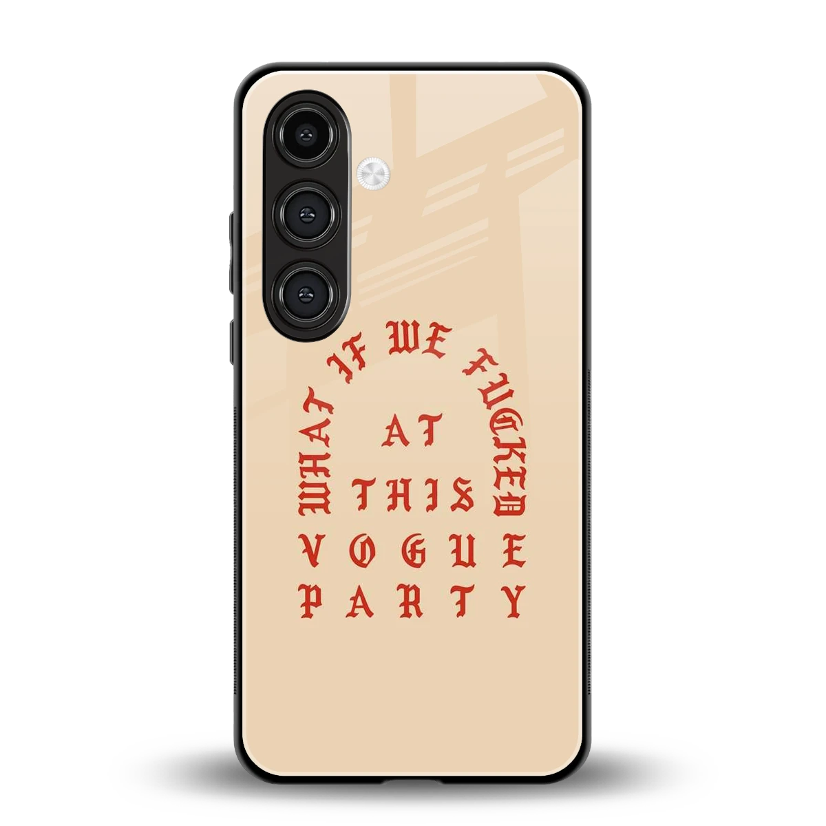 Vogue Party back phone cover | glass case for samsung galaxy s24