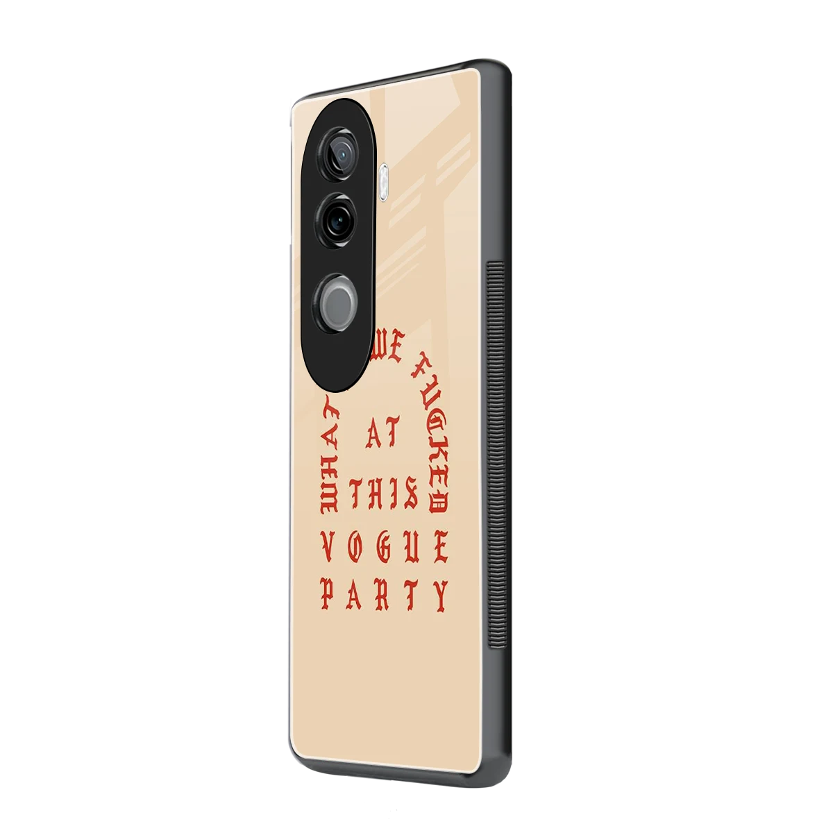 Vogue Party vivo v40e mobile cover | shockproof glass phone case